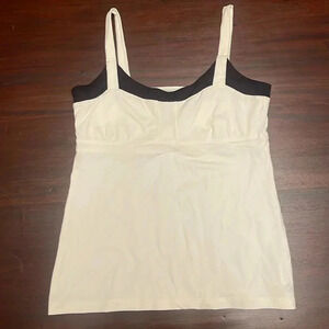 Lija white and black athletic tank size medium